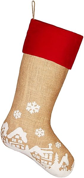 BRUBAKER Nikolausstiefel Weihnachtsstrumpf zum Befüllen und günstig online kaufen