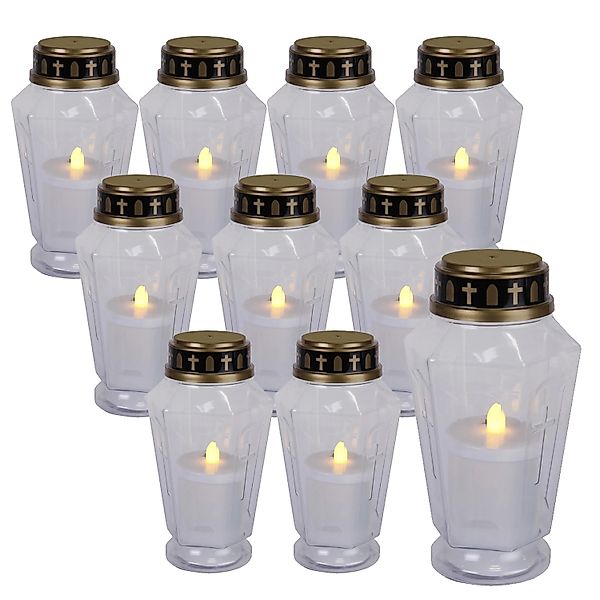 Marelida LED Grabkerze Grablicht Serene Für Grableuchte Flackernd 1000h 10S günstig online kaufen