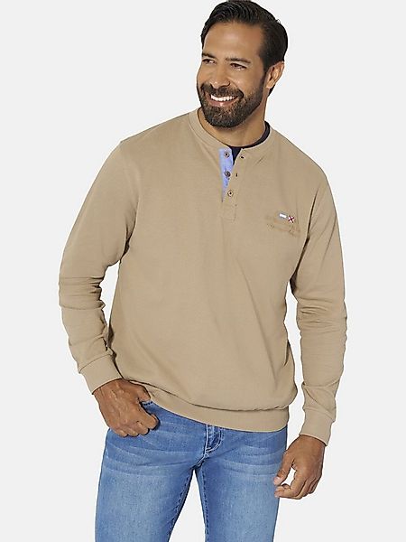 Jan Vanderstorm Sweatshirt VILJAR +Fit Kollektion, Bauchschnitt günstig online kaufen