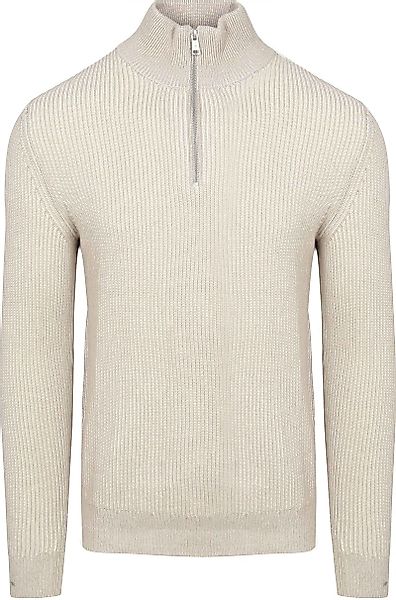 Marc O'Polo Half Zip Pullover Grau - Größe M günstig online kaufen