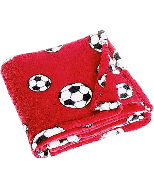 Babydecke Fleece-Decke Fußball, Playshoes günstig online kaufen