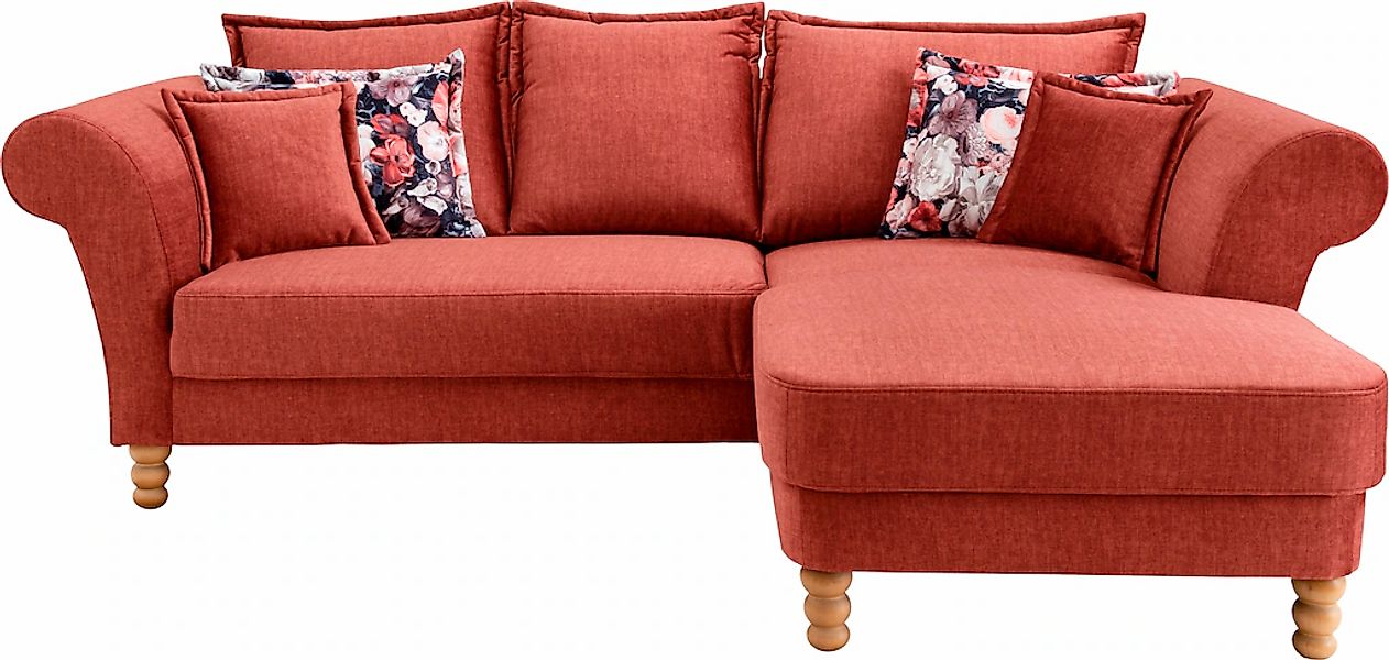 Home affaire Ecksofa "Tassilo Mega Polsterecke mit Kaltschaum im Sitz, bequ günstig online kaufen
