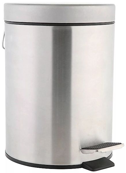 axentia Kosmetikeimer, 1 Behälter, Ø: 17 cm, 3 Liter, Edelstahl, gebürstet günstig online kaufen