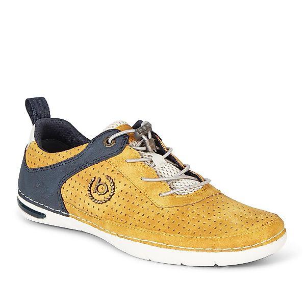 bugatti Sneaker mit elastischen Schnürsenkeln Farbe gelb Größe: EU46 günstig online kaufen