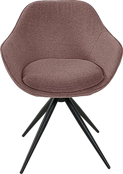 K+W Komfort & Wohnen Drehstuhl »ZOOM«, Flachgewebe Q2 2250, 4-Fuß Drehstuhl günstig online kaufen