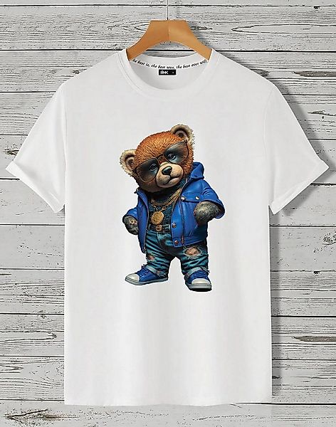 RMK T-Shirt Herren Shirt Sommer Teddybär Bär Bear aus Baumwolle günstig online kaufen