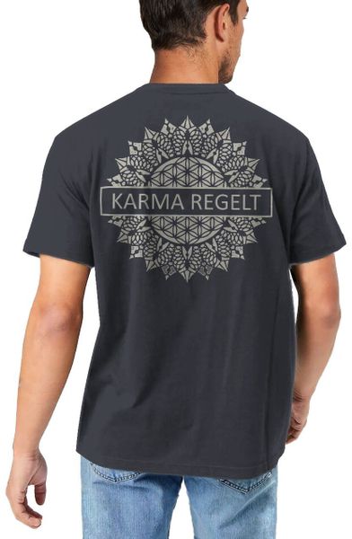 MAKAYA T-Shirt mit Rücken Druck Herren günstig online kaufen