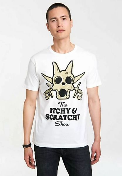 LOGOSHIRT T-Shirt Scratchy - The Simpsons mit coolem Print günstig online kaufen