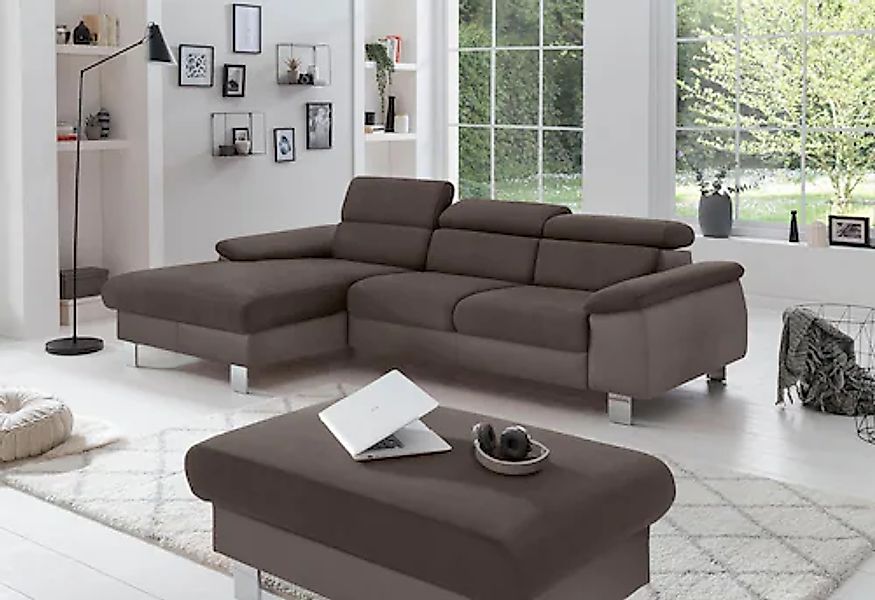 COTTA Polstergarnitur »Komaris L-Form«, (Set), Set bestehend aus: Ecksofa m günstig online kaufen