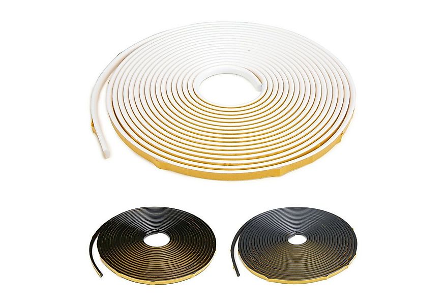 HEXIMO Zierleiste SFL-1 weiß 10 Meter, Flexible Zierleiste (12 x 6 mm) selb günstig online kaufen