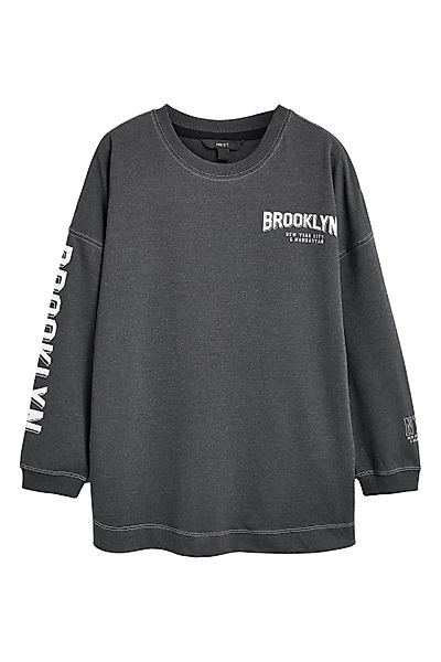 Next Langarmshirt Grafik-Langarmshirt Brooklyn New York günstig online kaufen