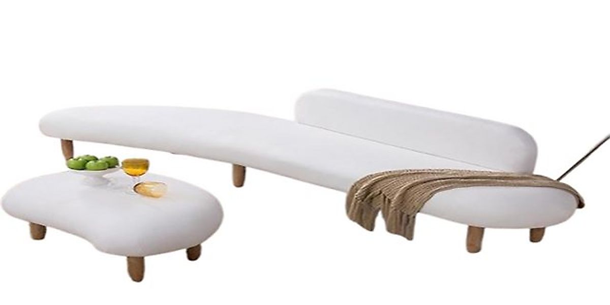 Xlmoebel 4-Sitzer Vier-Sitzer-Sofa mit Beistelltischen, Sitzmöbeln, Wohnlan günstig online kaufen