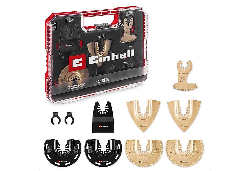 Einhell Bohrer- und Bit-Set, XL-PLUS-CASE Multitool-Set 10-tlg. (HCS Sägebl günstig online kaufen