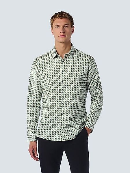 NO EXCESS Langarmhemd - Herren Hemd mit Minimalprint - bedrucktes Hemd günstig online kaufen