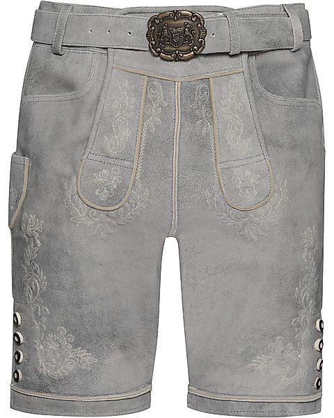Almsach Trachtenlederhose Kurze Lederhose mit Gürtel günstig online kaufen