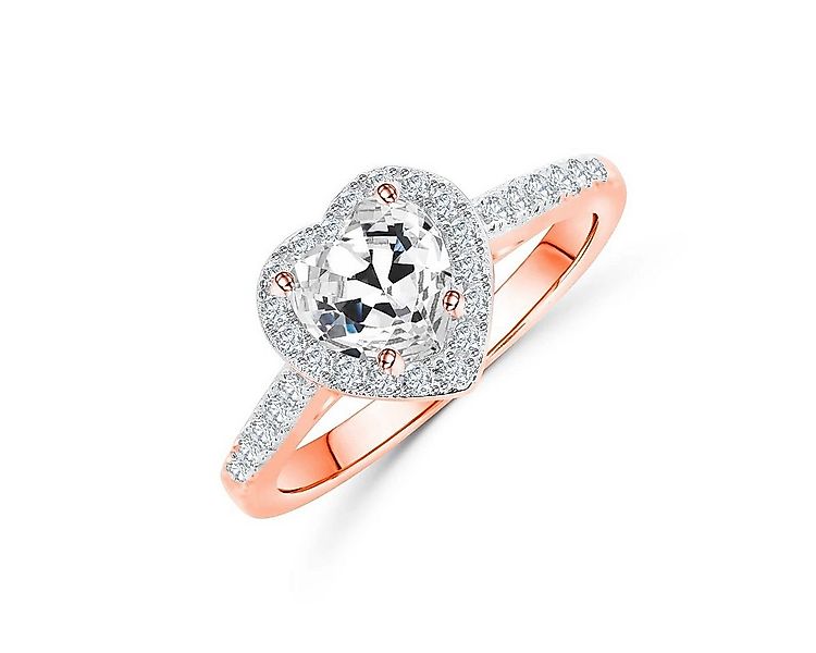 Lisandra Scott Silberring Ring aus 925 Sterling Silber mit Herzen Zirkonia günstig online kaufen
