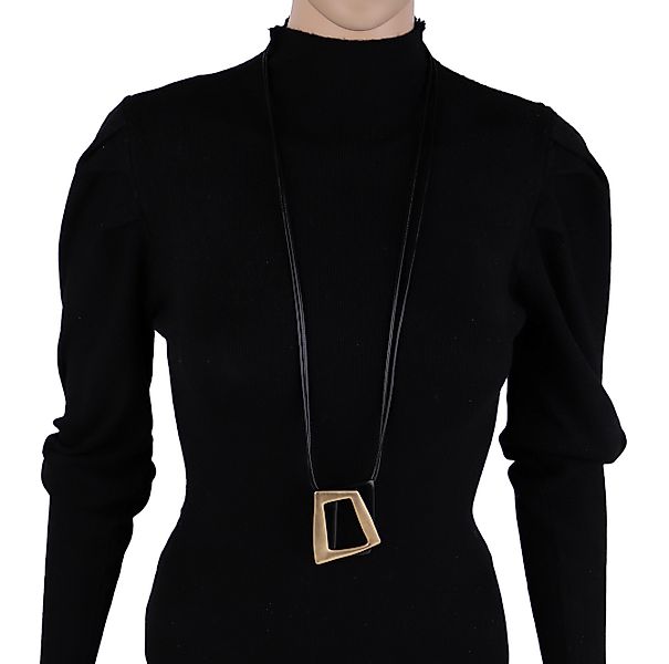 MIRROSI Lange Kette Damen Halskette mit elegantem Anhänger aus Metall ca.90 günstig online kaufen