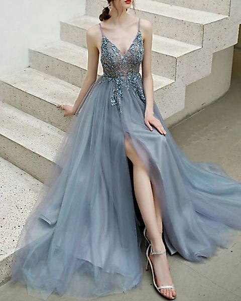 FIDDY Abendkleid Abendkleid – Quastenkleid für Damen – schulterfreies Kleid günstig online kaufen