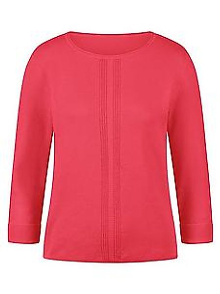 Rundhals-Pullover Peter Hahn rot günstig online kaufen