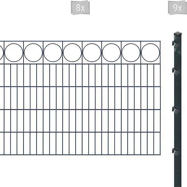 Arvotec Doppelstabmattenzaun "ESSENTIAL 100 zum Einbetonieren "Ring" mit Zi günstig online kaufen
