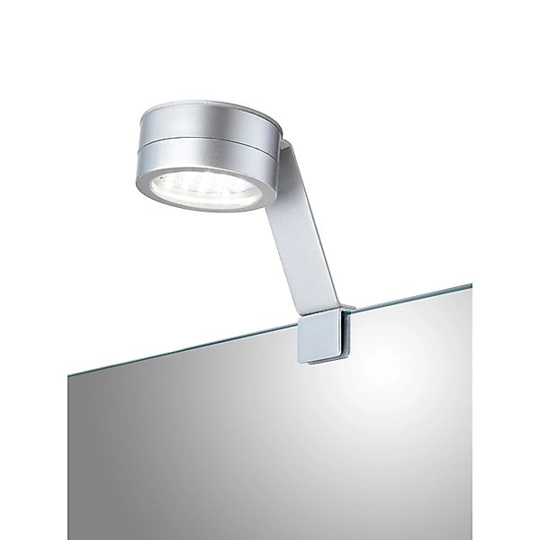 Kristall-Form LED Aufsatzleuchte TopLight I 65 cm Chrom Matt günstig online kaufen