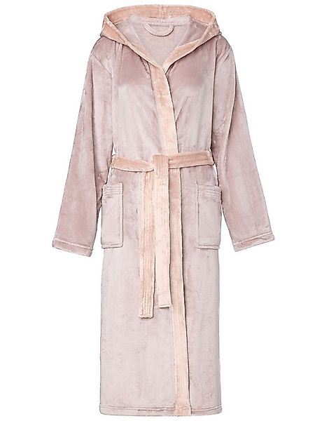 Bellivalini Bademantel Damen Bademantel lang mit Kapuze und Gürtel BLV50-16 günstig online kaufen