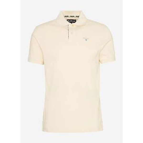 Barbour  T-Shirts & Poloshirts tartan pique polo shirt - antique white günstig online kaufen