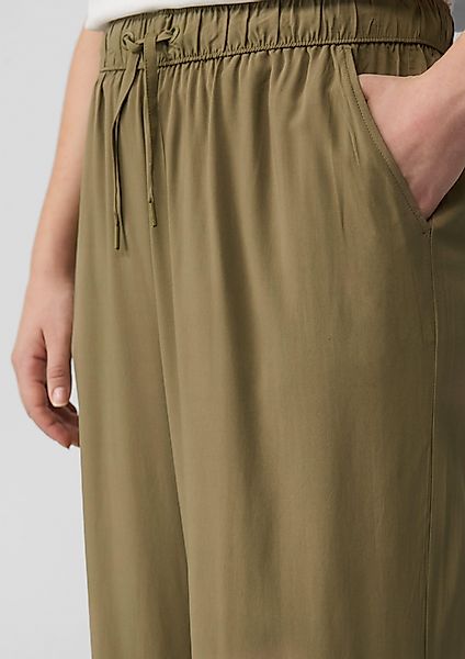 QS Stoffhose Culotte aus Viskose günstig online kaufen