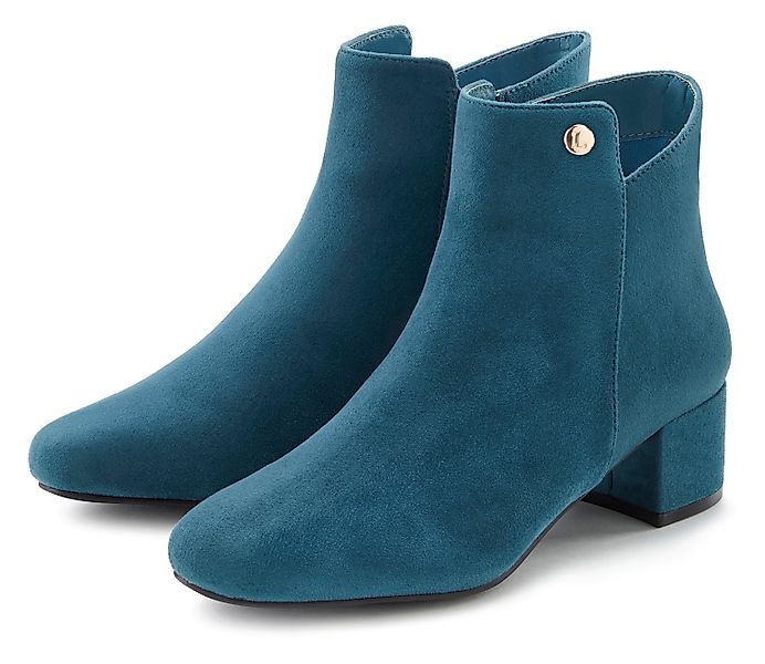 LASCANA Stiefelette mit bequemen Blockabsatz, Ankle günstig online kaufen