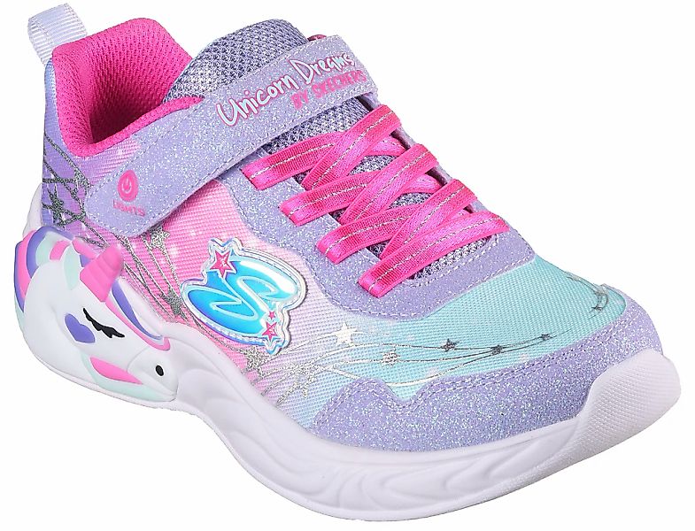 Skechers Sneaker "UNICORN DREAMS" Blinkschuh, Klettschuh, Kinderschuh mit G günstig online kaufen