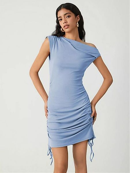 BlauWave Jerseykleid strickkleid mit überschnittenen Schultern und Kordelzu günstig online kaufen