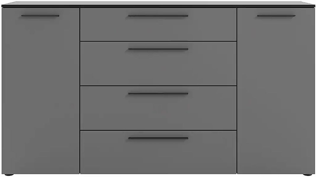 Manjana Möbel Kommode "Kommode mit Schwarz matten Metallgriffen in verschie günstig online kaufen