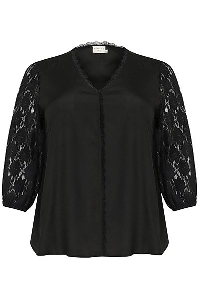 KAFFE Curve Langarmbluse Langarm-Bluse KCsilje Große günstig online kaufen