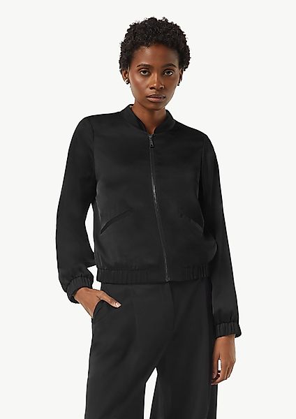 Comma Blusenblazer Jacke aus Satin im günstig online kaufen