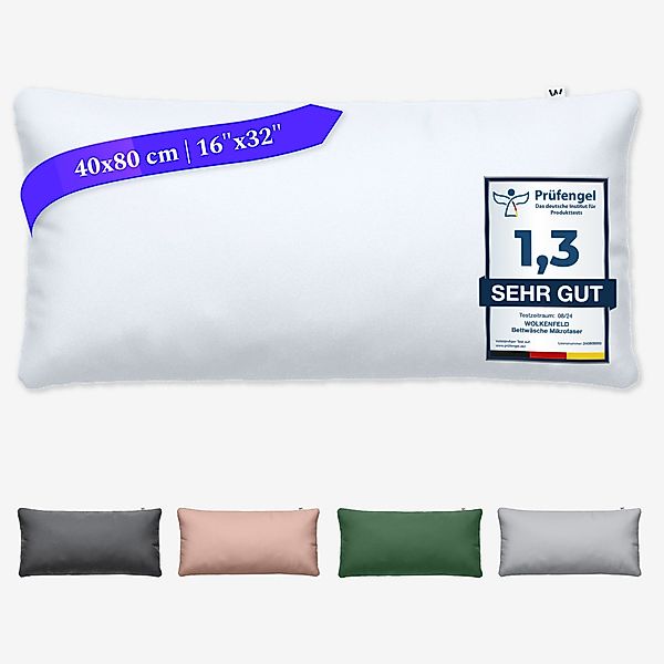 Wolkenfeld Kissenbezug Mikrofaser Kissenbezug - Allergiker günstig online kaufen