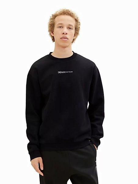 TOM TAILOR Denim Sweatshirt mit Logofrontprint günstig online kaufen