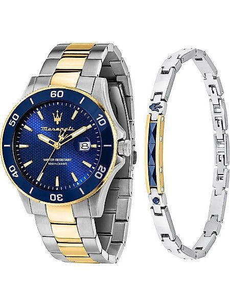 MASERATI Chronograph Maserati Herren-Uhren-Sets Analog Quarz günstig online kaufen