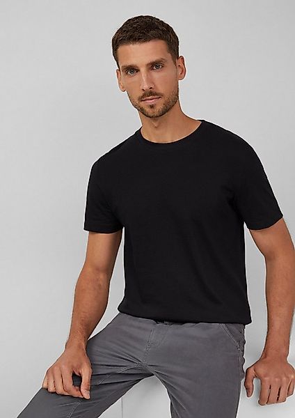 s.Oliver Kurzarmshirt T-Shirt Weiches Kurzarm-T-Shirt aus Baumwoll-Jersey i günstig online kaufen