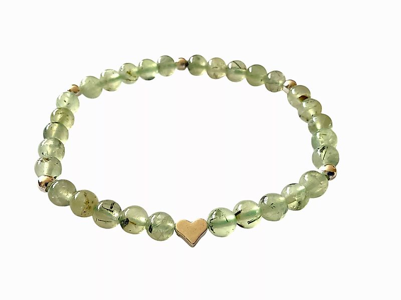Steinfixx® Armband Prehnit mit 925 Silberperlen, günstig online kaufen
