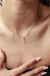 Hey Happiness Kreuzkette Silber 925 mit günstig online kaufen