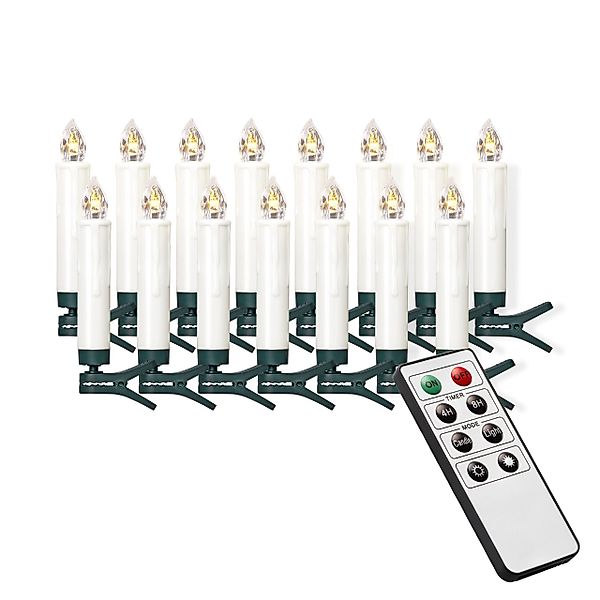 IC Winterworld LED-Christbaumkerzen 15 kabellose LED günstig online kaufen