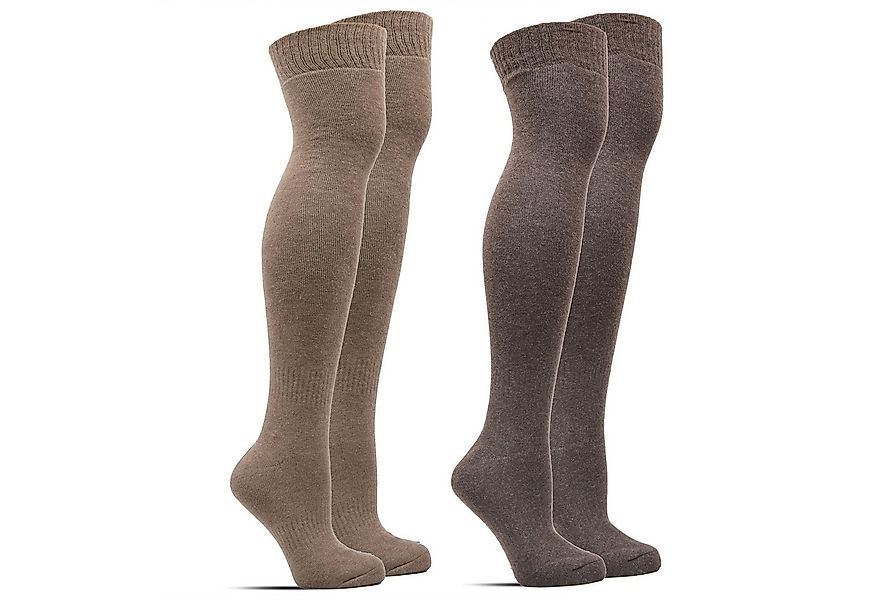 Frostfighter Overknees Damen Thermo Overknees (2-Paar) Vollfrottee Innenfut günstig online kaufen