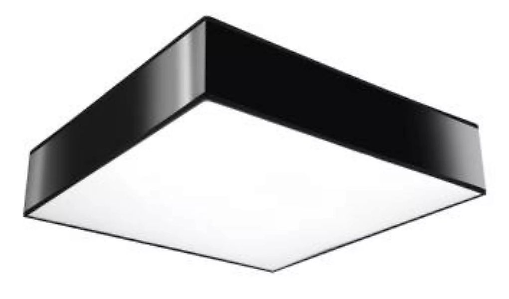 Deckenlampe Modern 55 cm breit Schwarz 4x E27 blendarm günstig online kaufen
