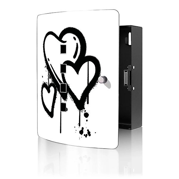 Banjado Design Schlüsselkasten Aus Edelstahl Für 10 Schlüssel 24x21,5x7cm M günstig online kaufen