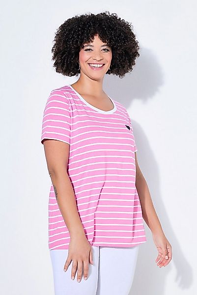 Angel of Style T-Shirt T-Shirt Komfort Fit Ringel Stick-Herz günstig online kaufen