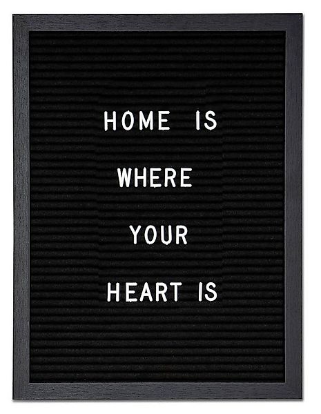 Levandeo® Memoboard, levandeo Buchstaben Tafel Holz 30x40cm Letter Board Sc günstig online kaufen