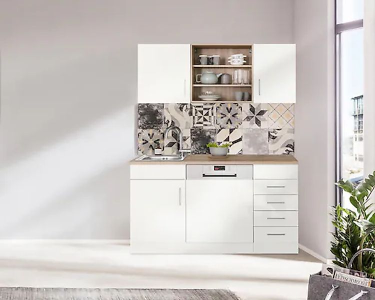 HELD MÖBEL Pantryküche »Mali«, Breite 150 cm, mit E-Geräten günstig online kaufen