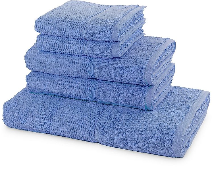 Möve for frottana Handtuch Set Pearl, Walkfrottier (5-St), 5tlg.-Set 2xGäst günstig online kaufen