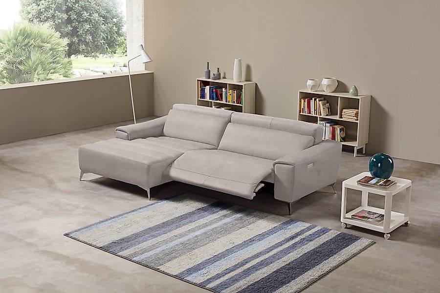 Egoitaliano Ecksofa »Suzette, Designsofa mit hohem Sitzkomfort«, mit Recami günstig online kaufen