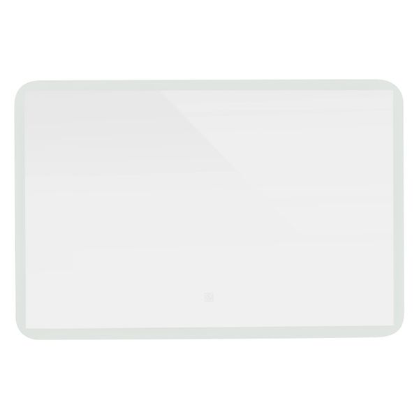 ML-Design Badspiegel Led-Spiegel Weiß mit Touchschalter 60 x 60 cm Glas günstig online kaufen
